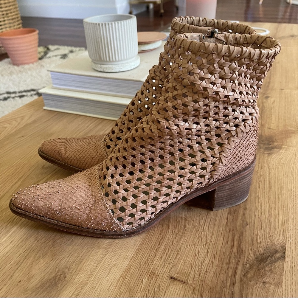 Free People Leather Ankle Boots